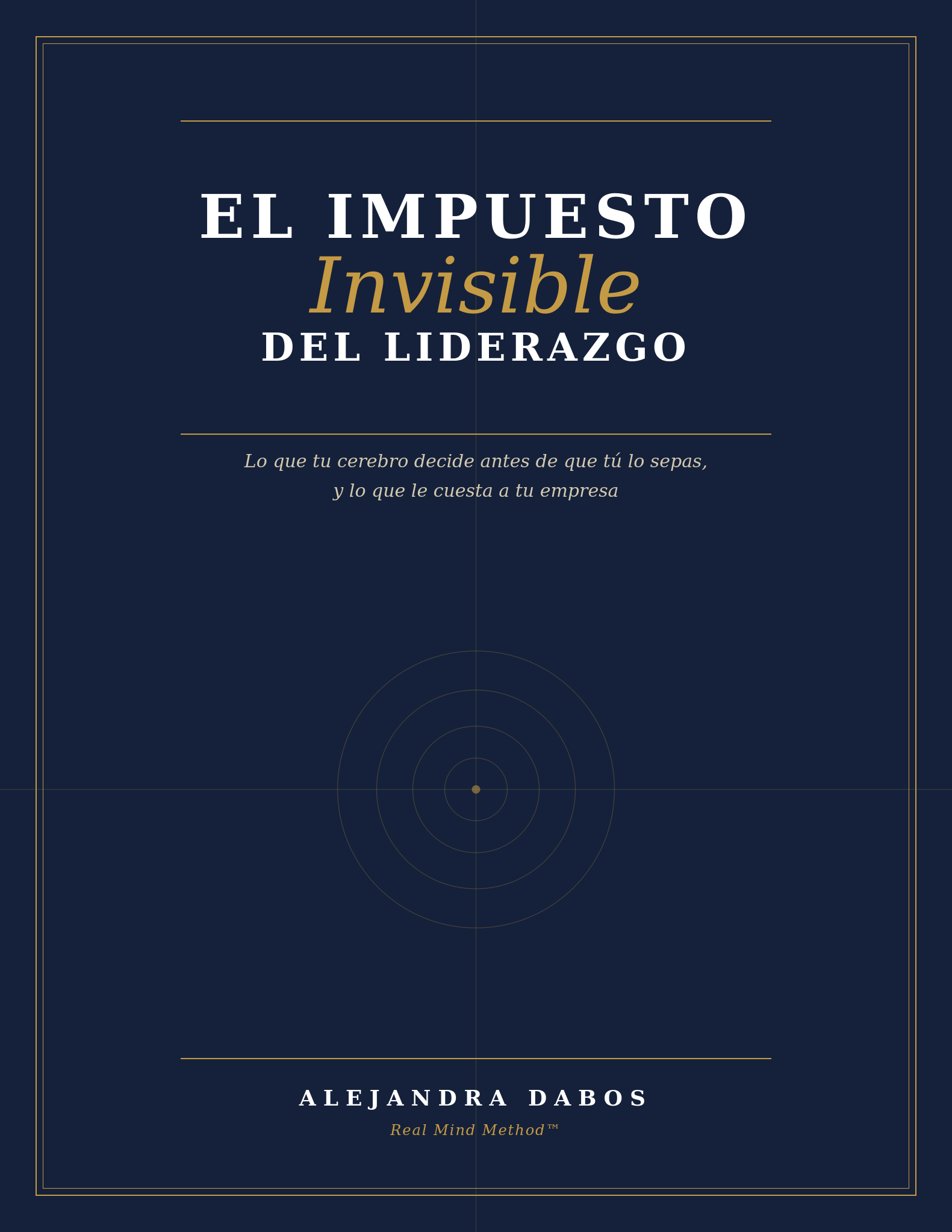 Portada del libro El Impuesto Invisible del Liderazgo, de Alejandra Dabos